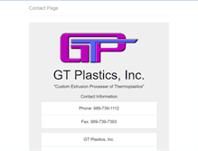 Tablet Screenshot of gtplastics.com